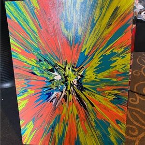Vibrant Abstract Canvas Art